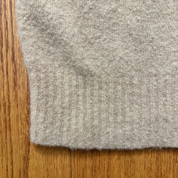 Doen Assis Alpaca Blend Ruffle Trim Sweater in Camel size XS - Picture 9 of 14